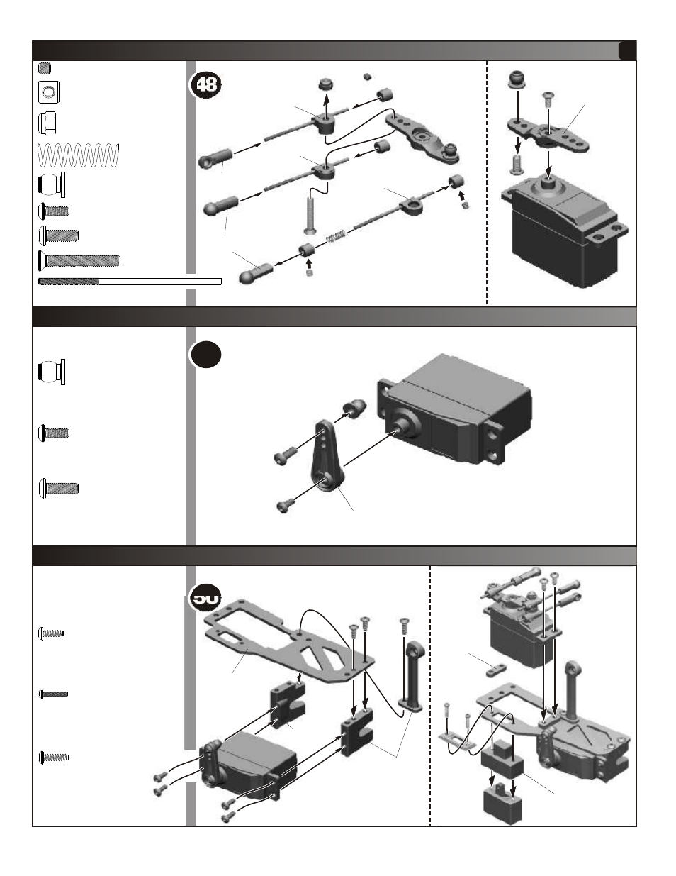 Assembly of radio tray, Equipmentl | OFNA Racing Hyper Mini STe User Manual | Page 19 / 35
