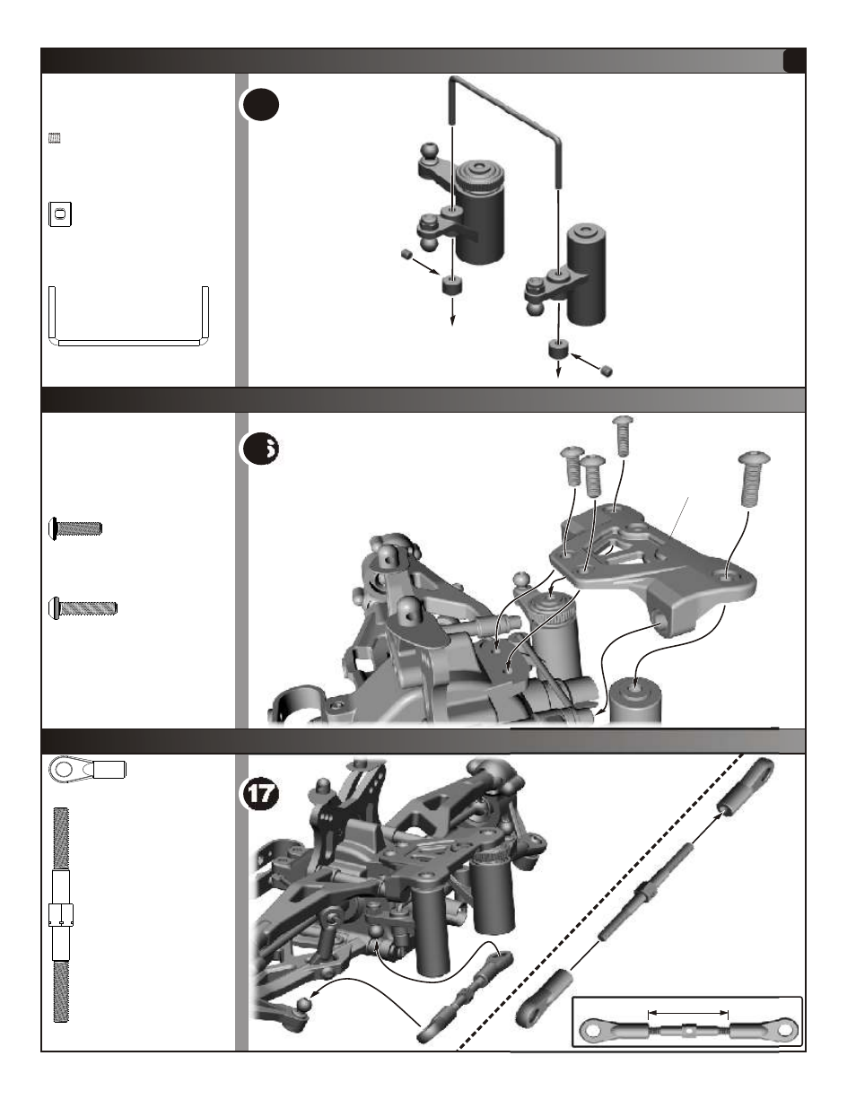 Assembly of steering rod | OFNA Racing Hyper Mini STe User Manual | Page 8 / 35