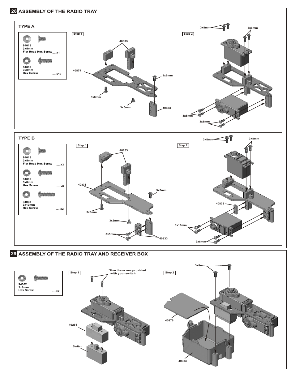 Type a type b | OFNA Racing Jammin CRT .5 Mini User Manual | Page 15 / 37