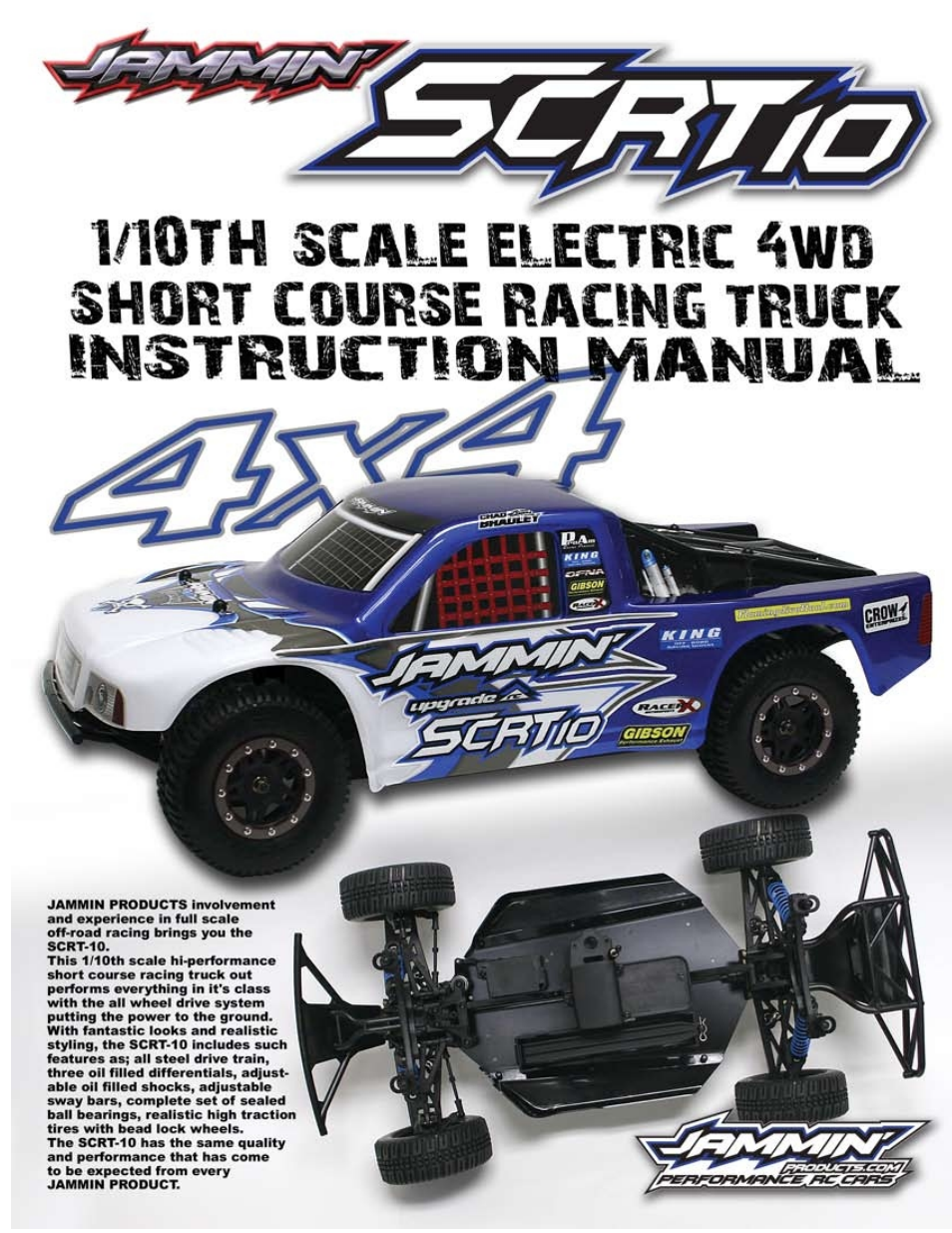 OFNA Racing Jammin SCRT Electric User Manual | 35 pages