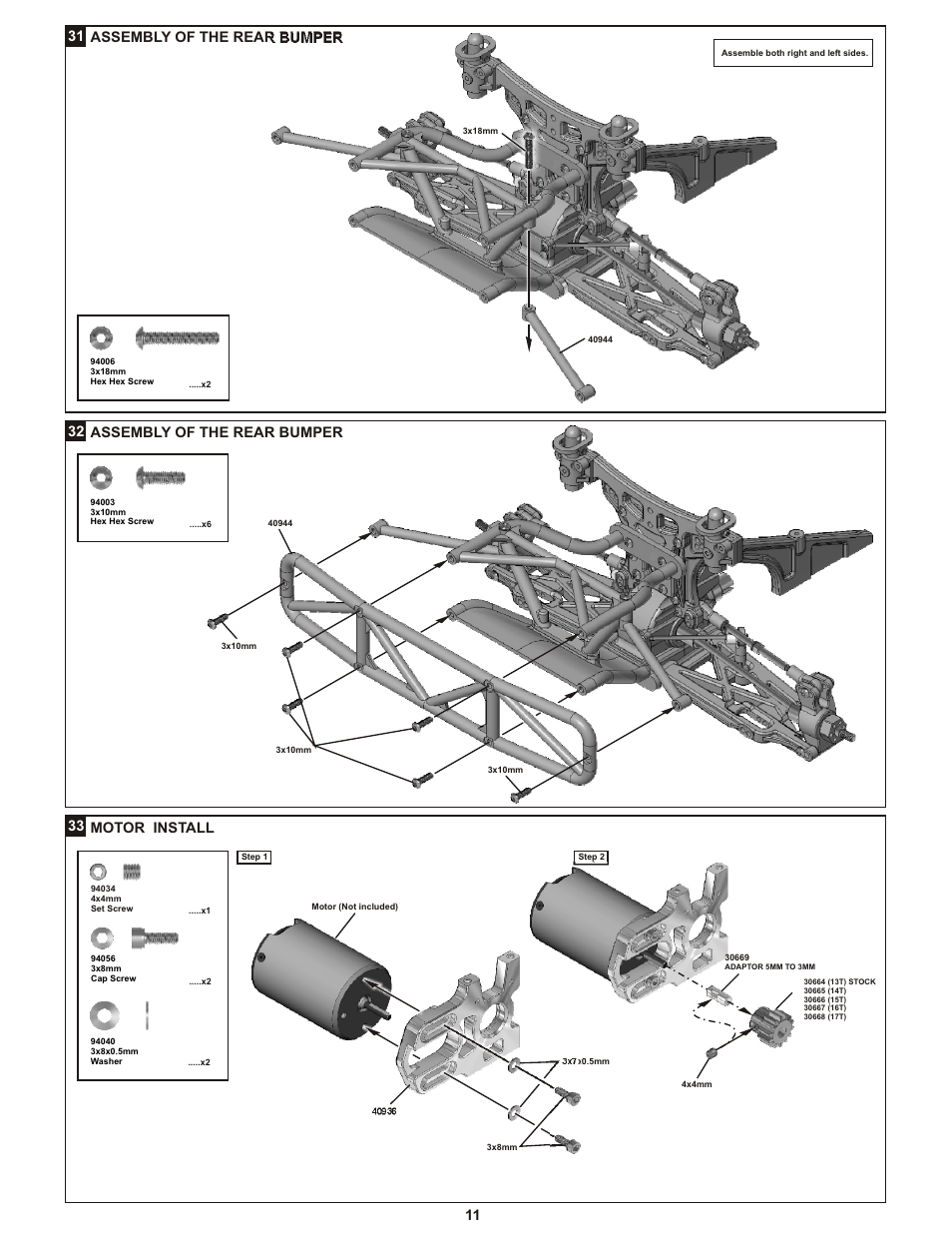 OFNA Racing Jammin SCRT Electric User Manual | Page 15 / 35