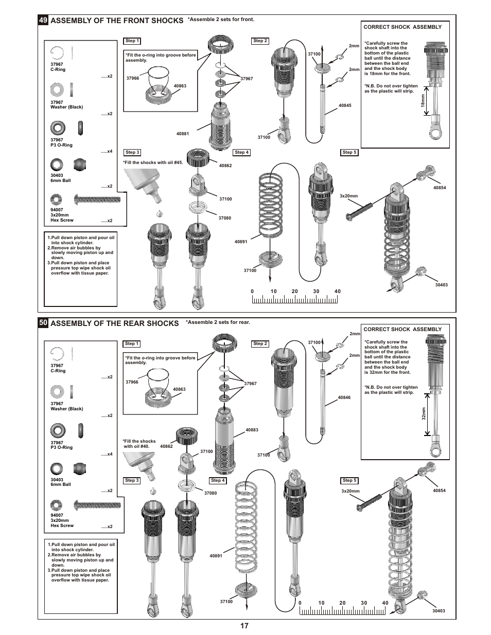 OFNA Racing Jammin SCRT Electric User Manual | Page 21 / 35