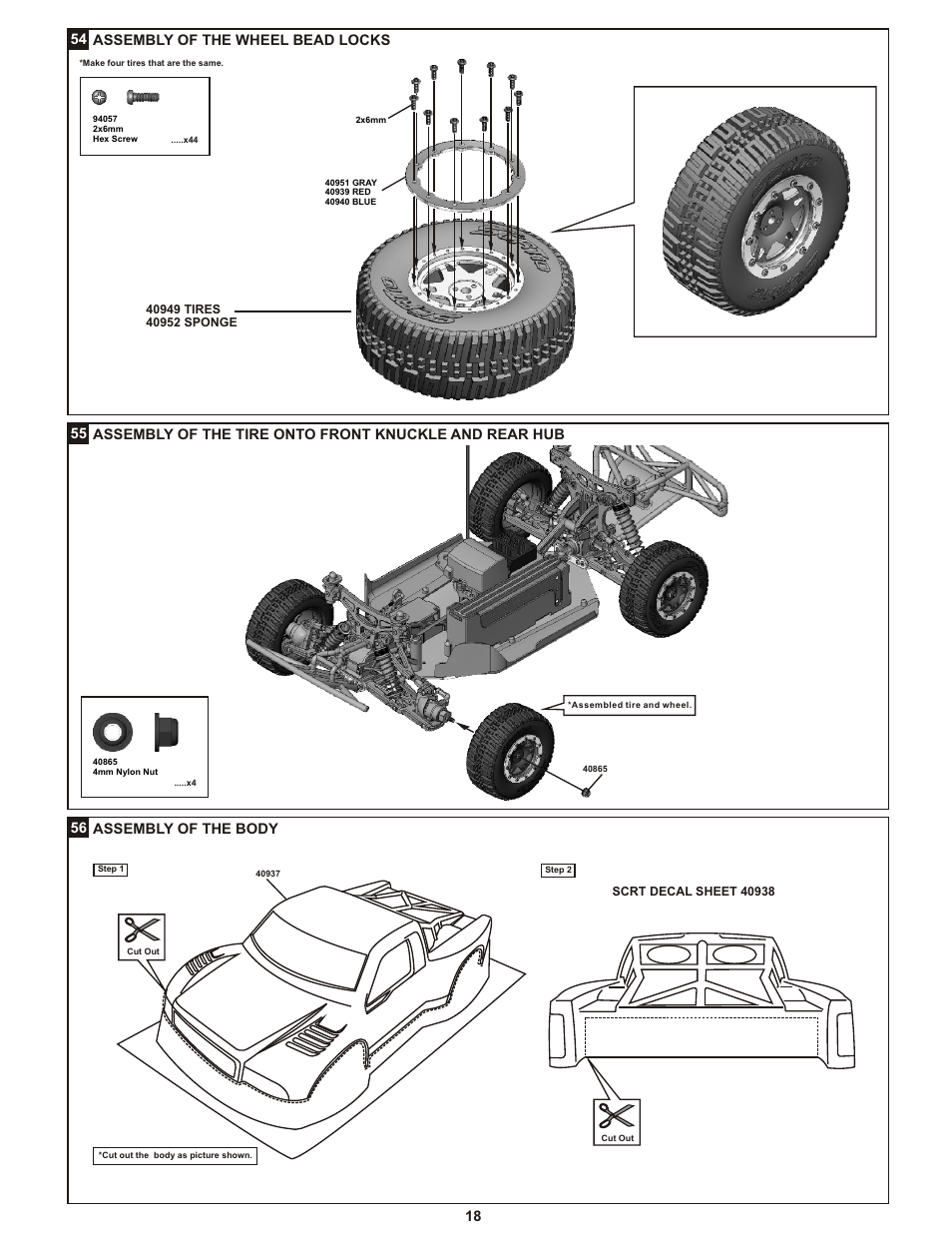 OFNA Racing Jammin SCRT Electric User Manual | Page 22 / 35