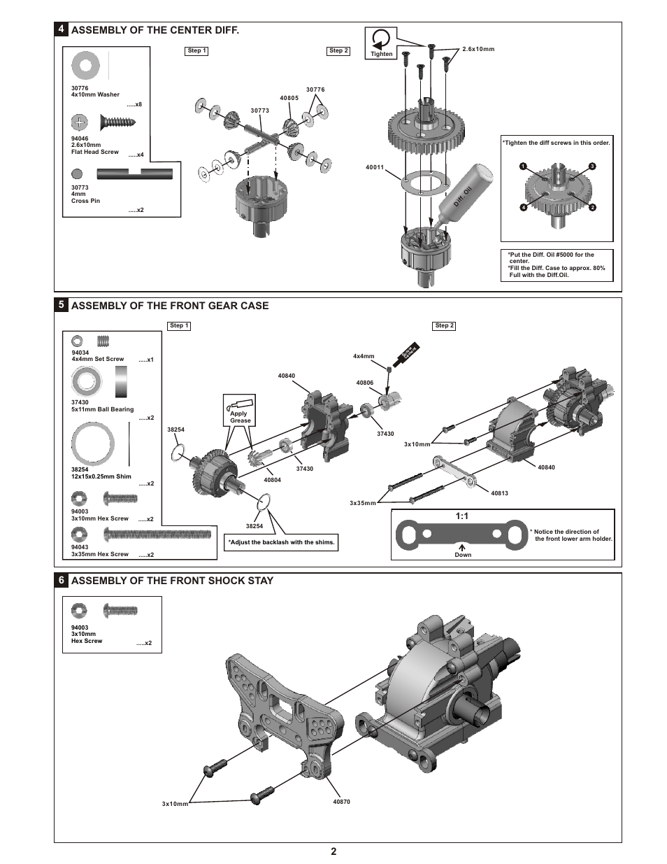 OFNA Racing Jammin SCRT Electric User Manual | Page 6 / 35