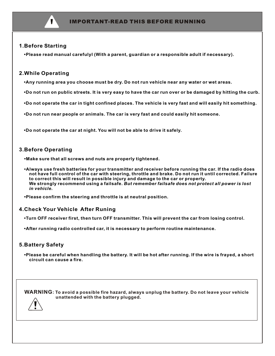 OFNA Racing Jammin SCRT Electric RTR User Manual | Page 3 / 51