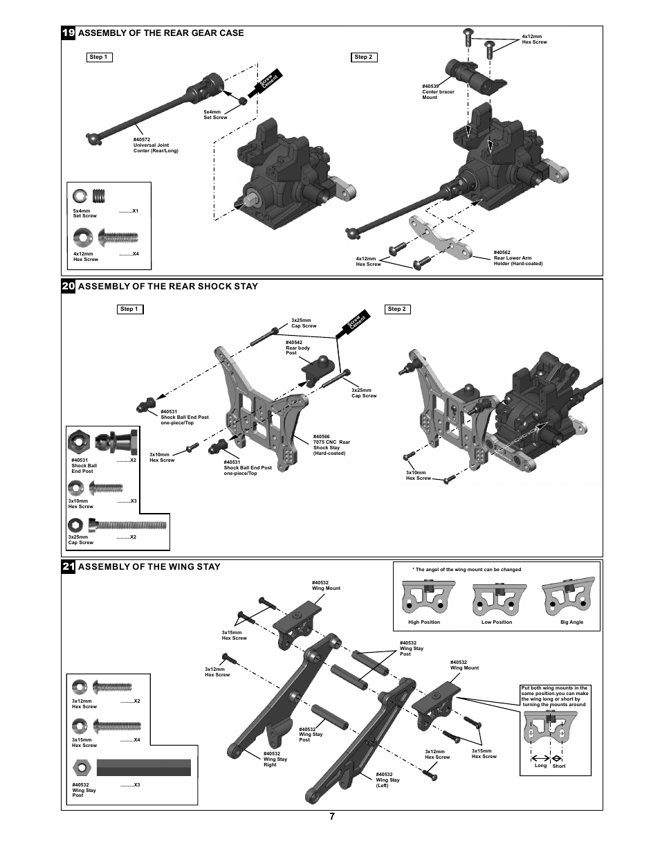 OFNA Racing Jammin X1 CR FTE User Manual | Page 13 / 40