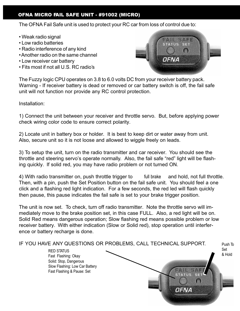 OFNA Racing Jammin X1 RTR User Manual | Page 42 / 46