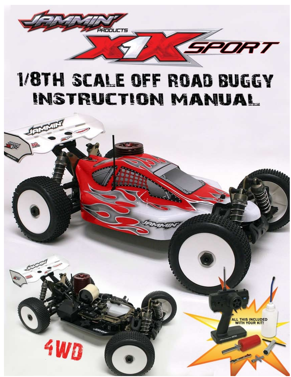 OFNA Racing Jammin X1X Sport RTR User Manual | 41 pages