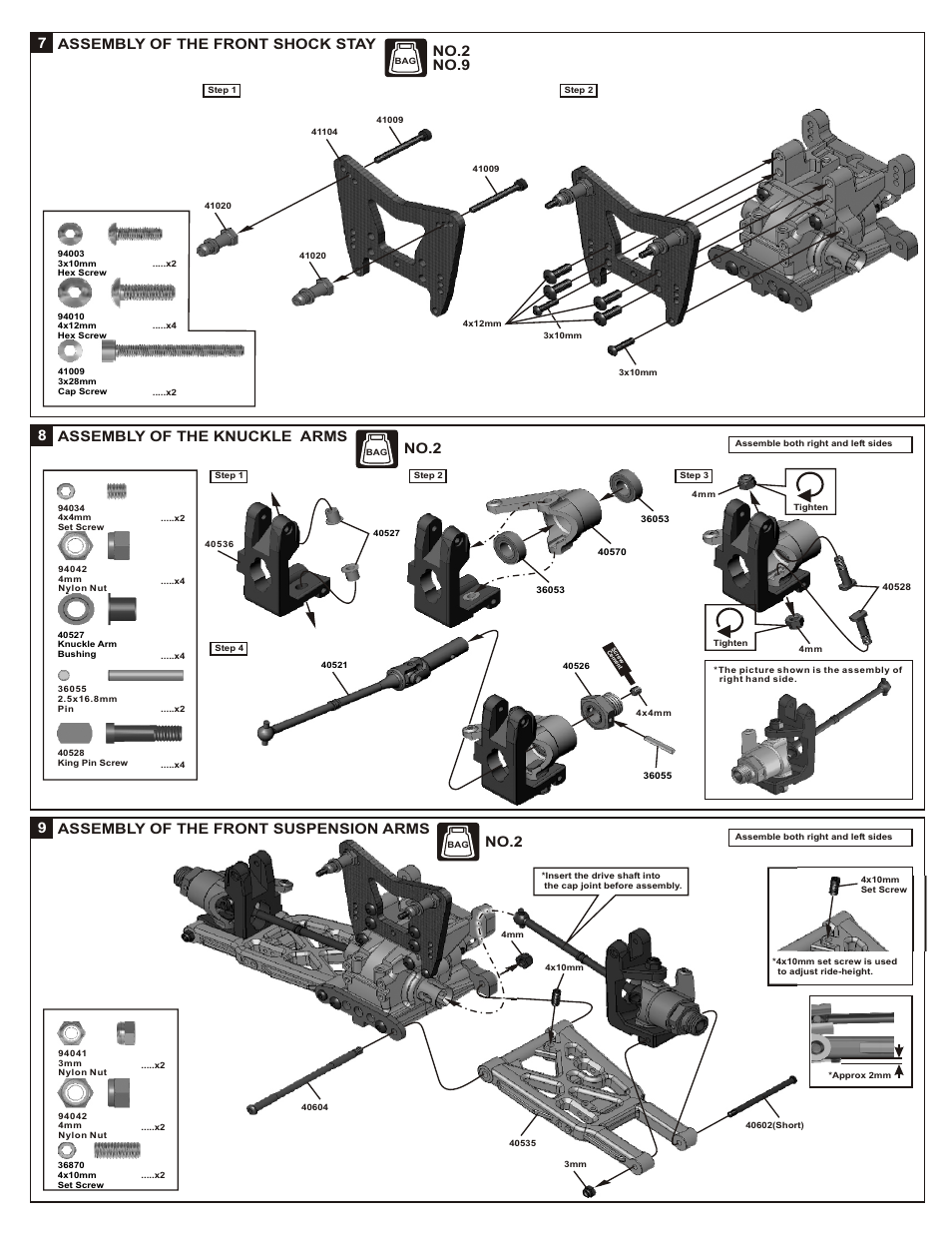 No.2, No.2 no.9 | OFNA Racing Jammin X2 Buggy User Manual | Page 11 / 38