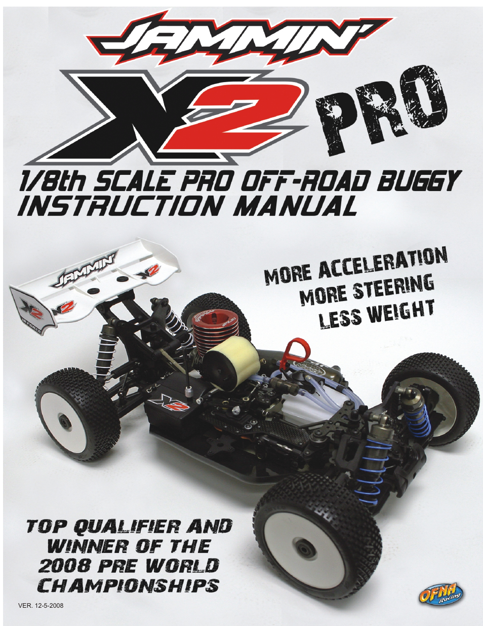 OFNA Racing Jammin X2 Buggy User Manual | Page 2 / 38