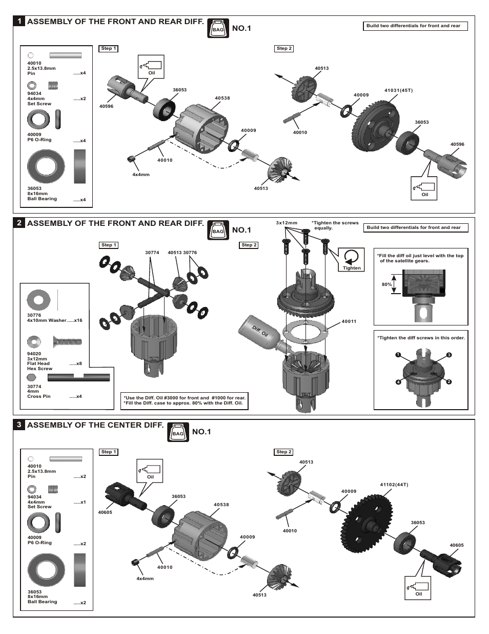 No.1 | OFNA Racing Jammin X2 Buggy User Manual | Page 9 / 38