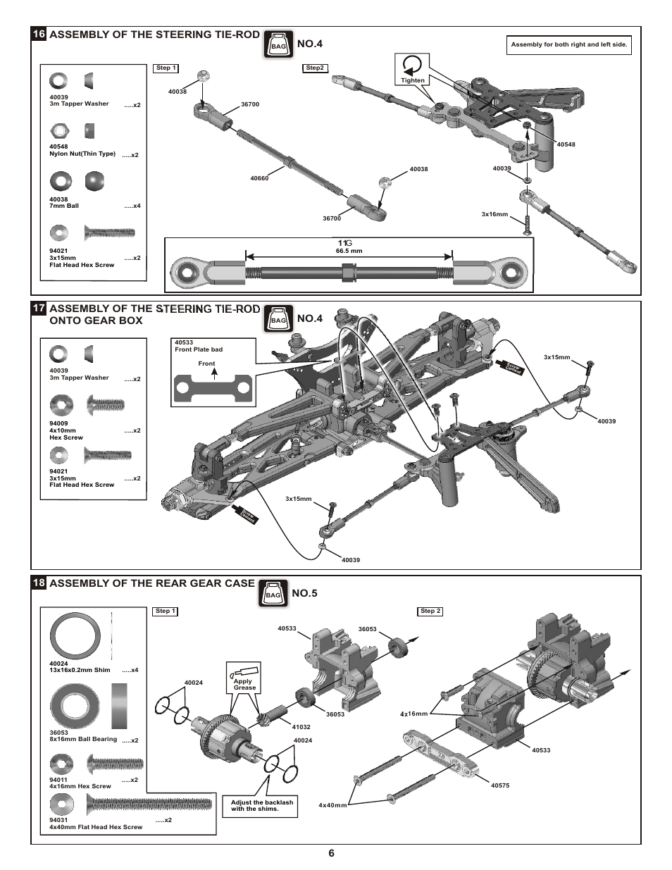 No.4, No.5 | OFNA Racing Jammin X2 Truggy User Manual | Page 12 / 35