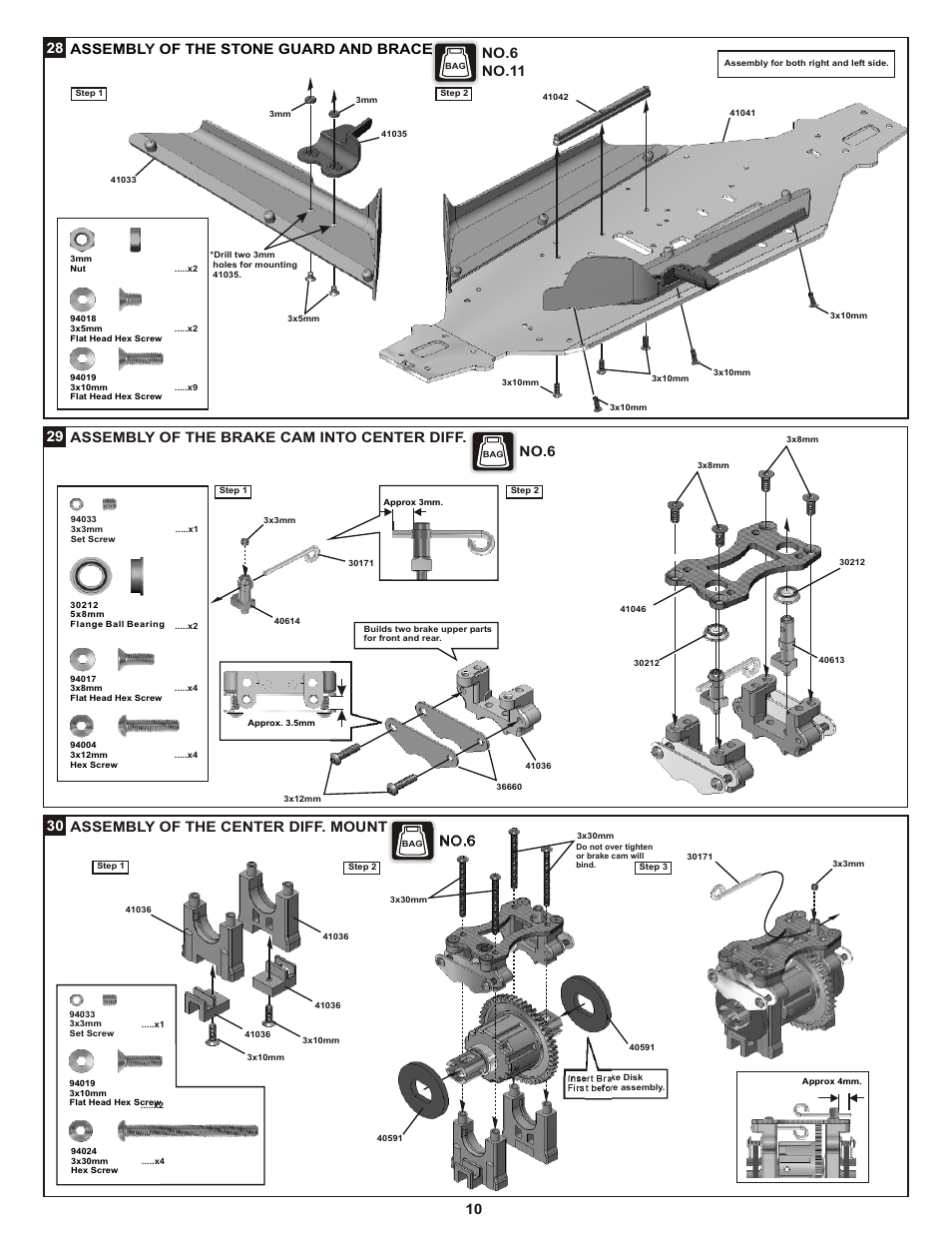 No.6, No.11 | OFNA Racing Jammin X2 Truggy User Manual | Page 17 / 35