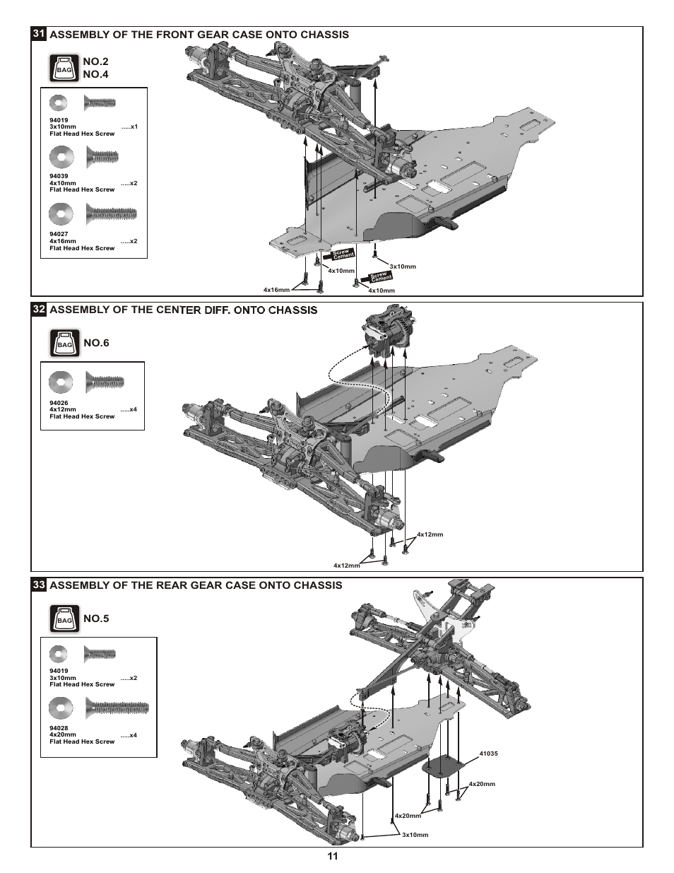 No.2, No.4 no.5, No.6 | OFNA Racing Jammin X2 Truggy User Manual | Page 18 / 35