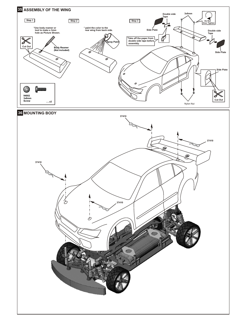 OFNA Racing JL10e User Manual | Page 14 / 19