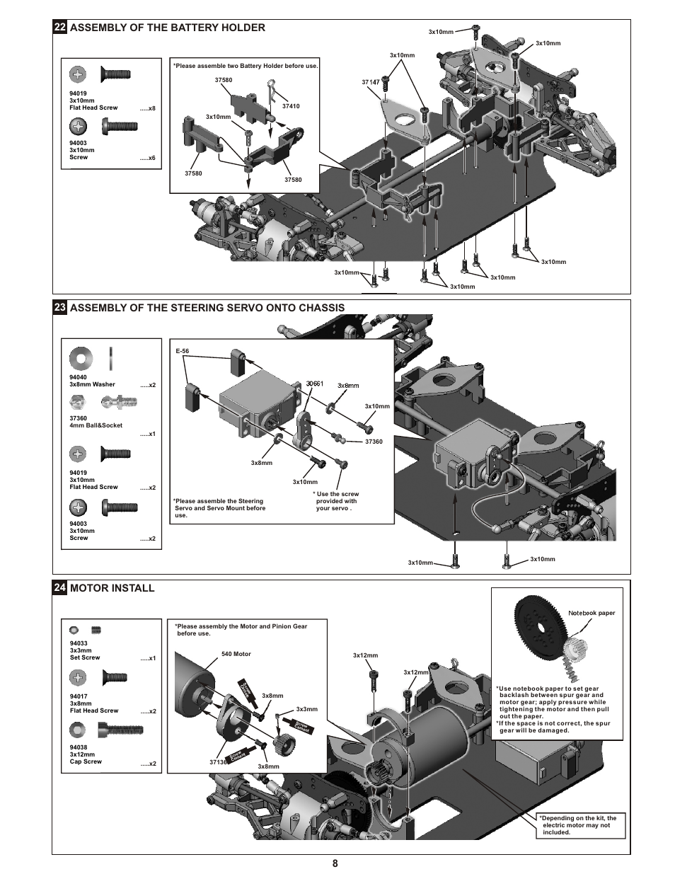 OFNA Racing JL10e User Manual | Page 9 / 19