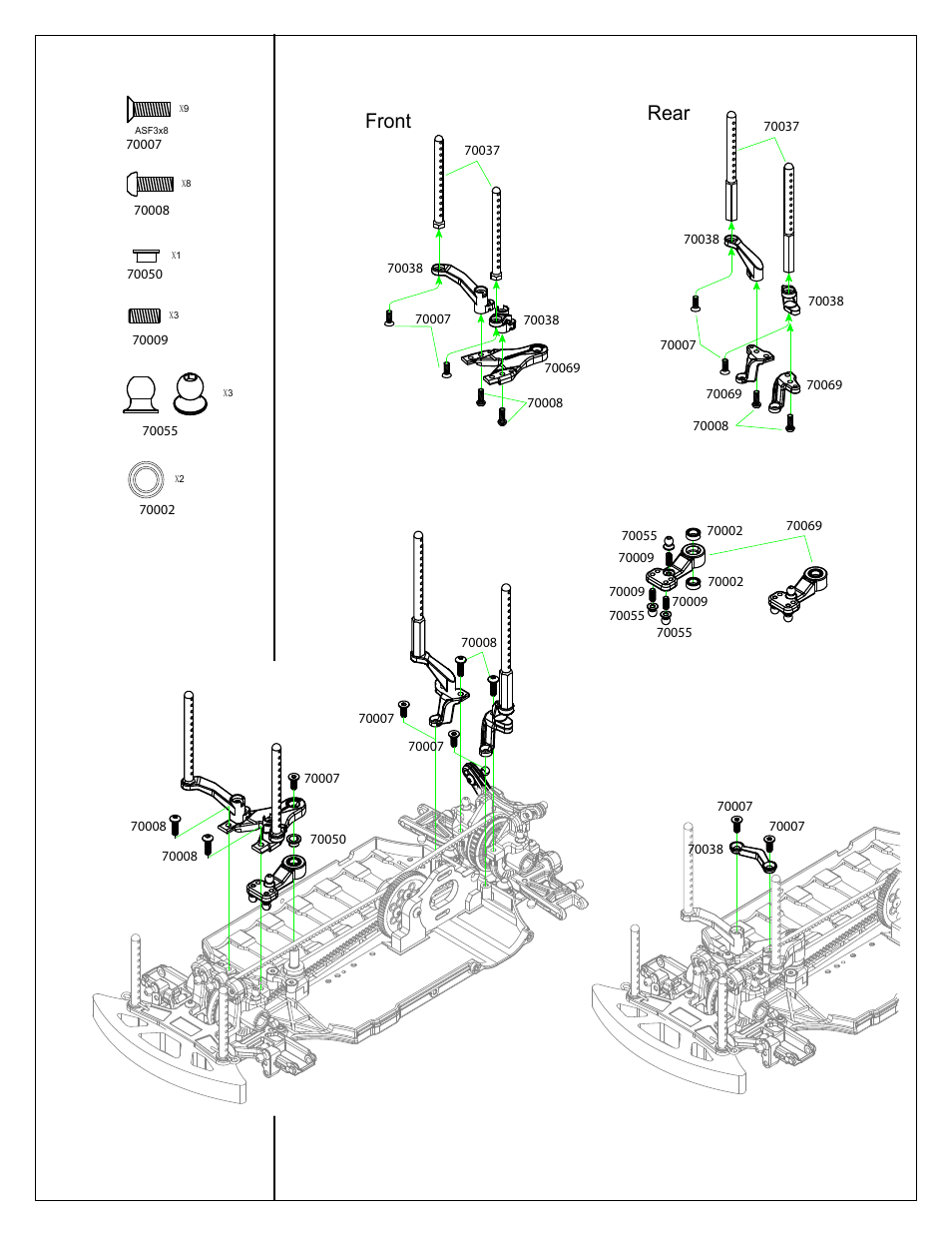 Rear front | OFNA Racing JL12e User Manual | Page 13 / 31