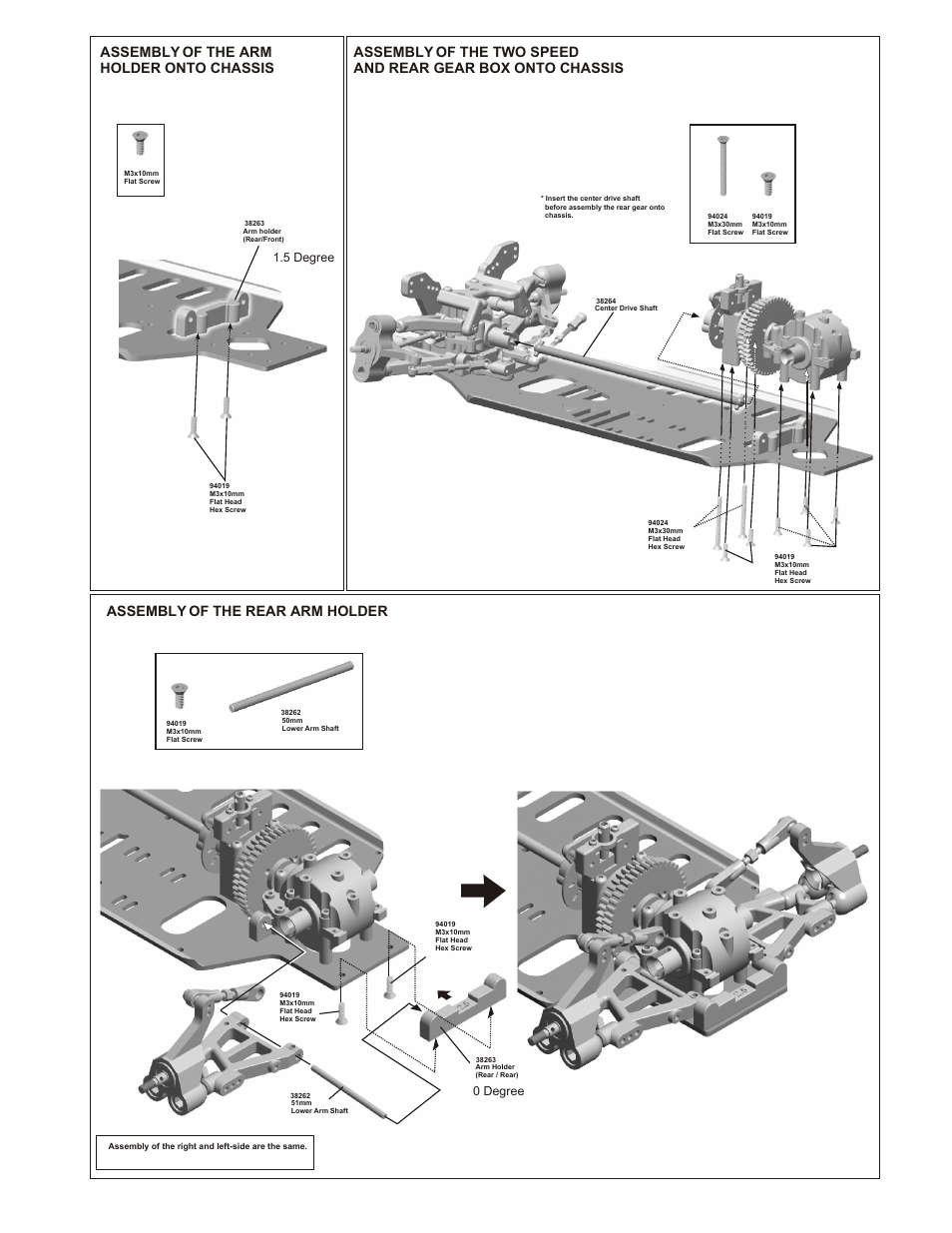 5 degree 0 degree | OFNA Racing LD3 Pro User Manual | Page 19 / 40