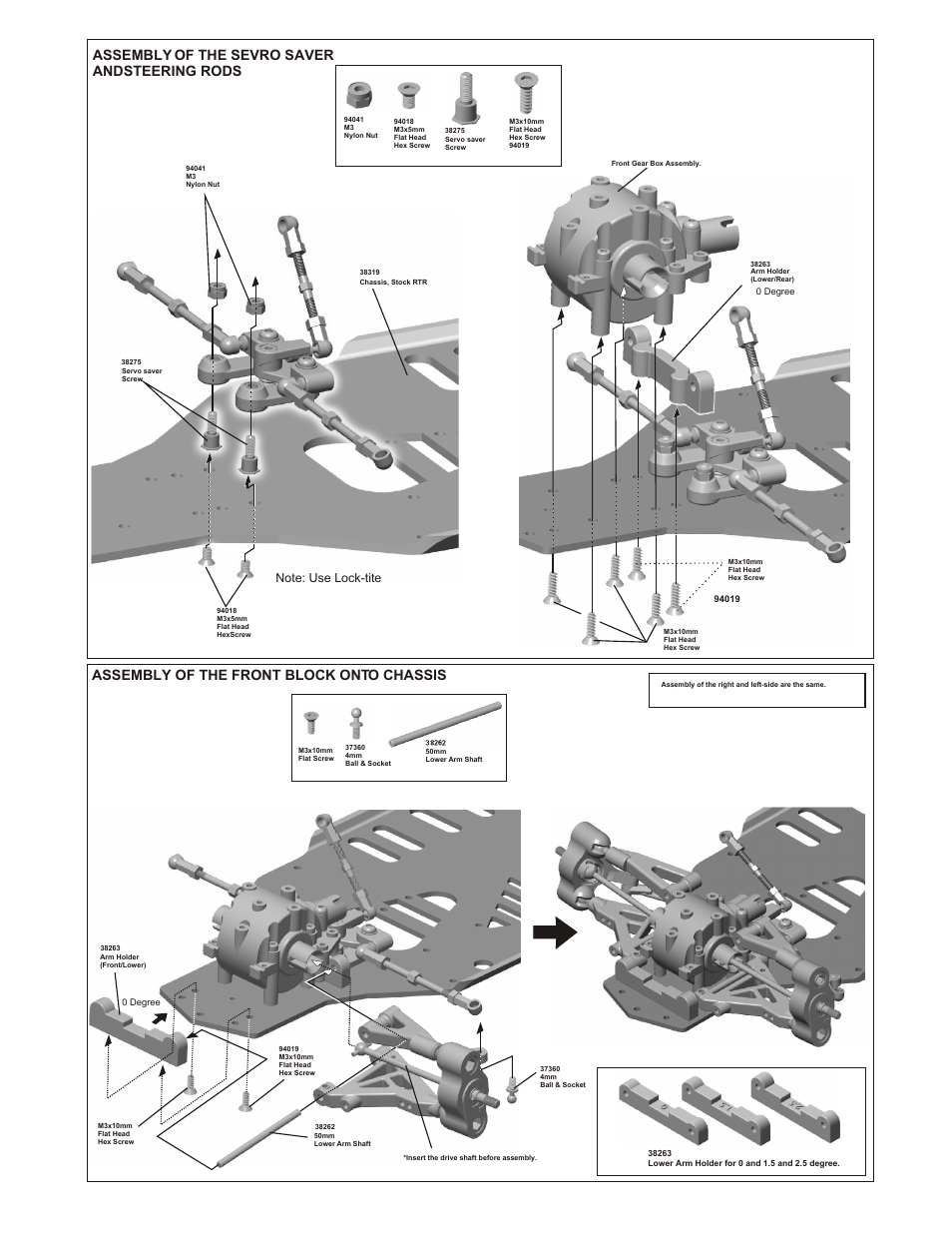 Ab b b, Step 1 step 2 step 3 assembly of the sevro saver | OFNA Racing LD3 RTR User Manual | Page 13 / 32