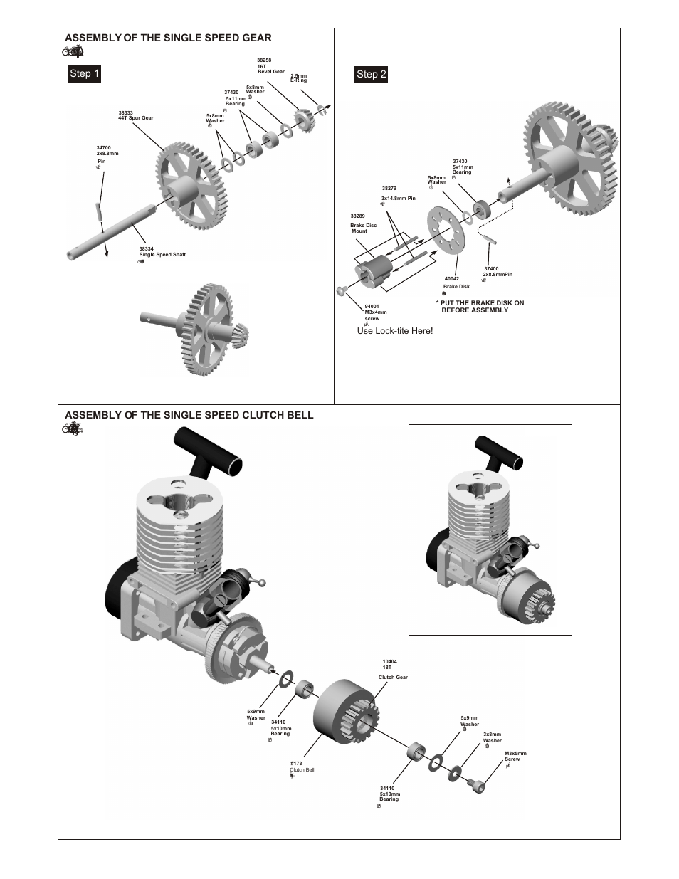 Step 1, Step 1 step 3 step 2 step 2 | OFNA Racing LD3 RTR User Manual | Page 31 / 32