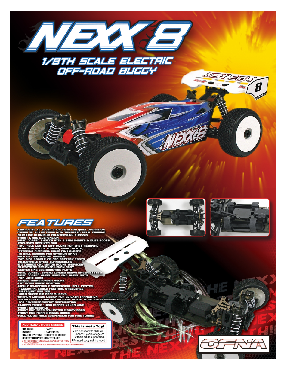 OFNA Racing Nexx8 User Manual | 49 pages