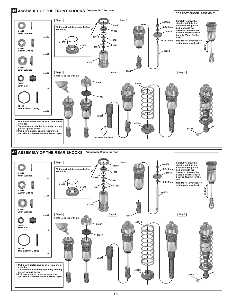 OFNA Racing Picco Offroad User Manual | Page 22 / 31