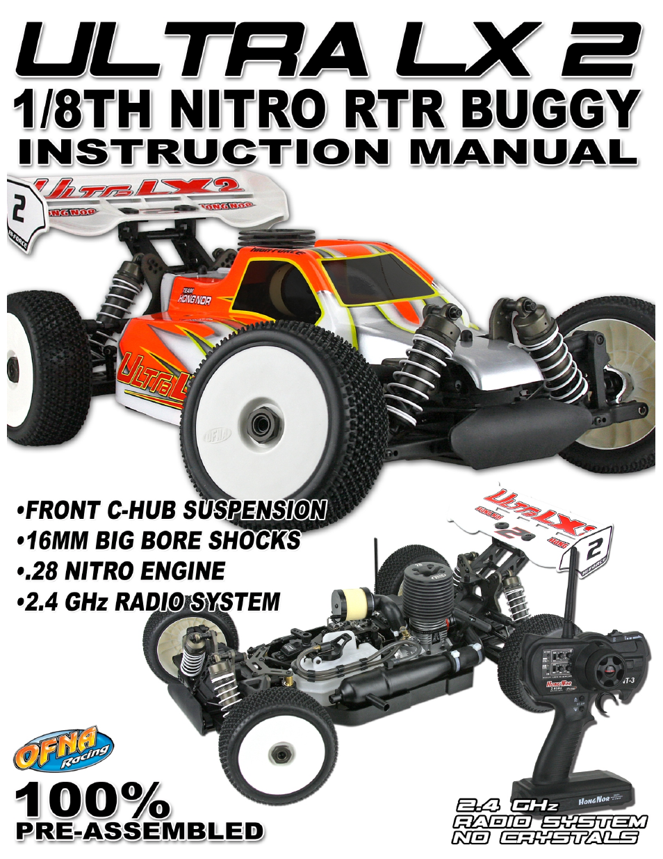 OFNA Racing Ultra LX 2 User Manual | 35 pages