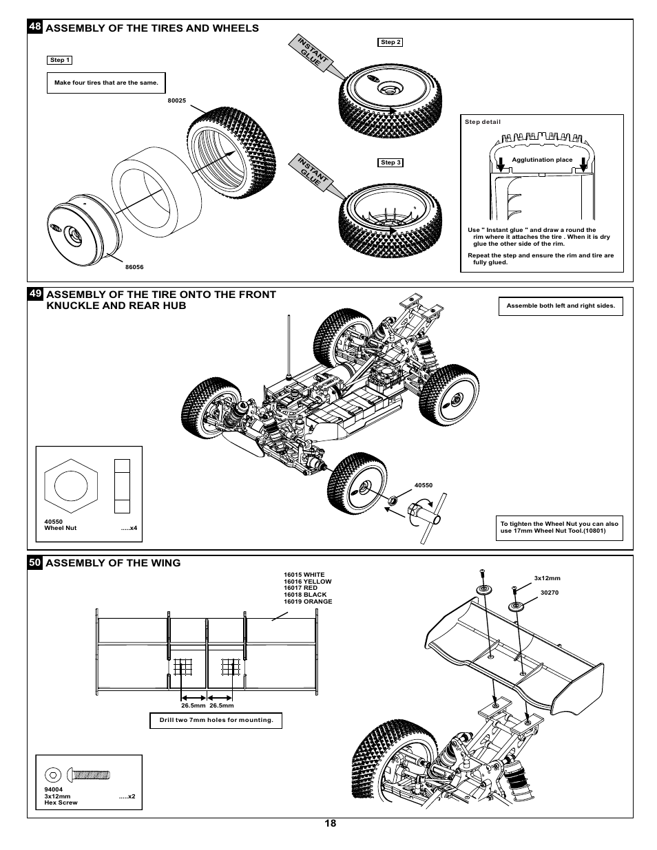 OFNA Racing Ultra LX 2e 80% User Manual | Page 24 / 36