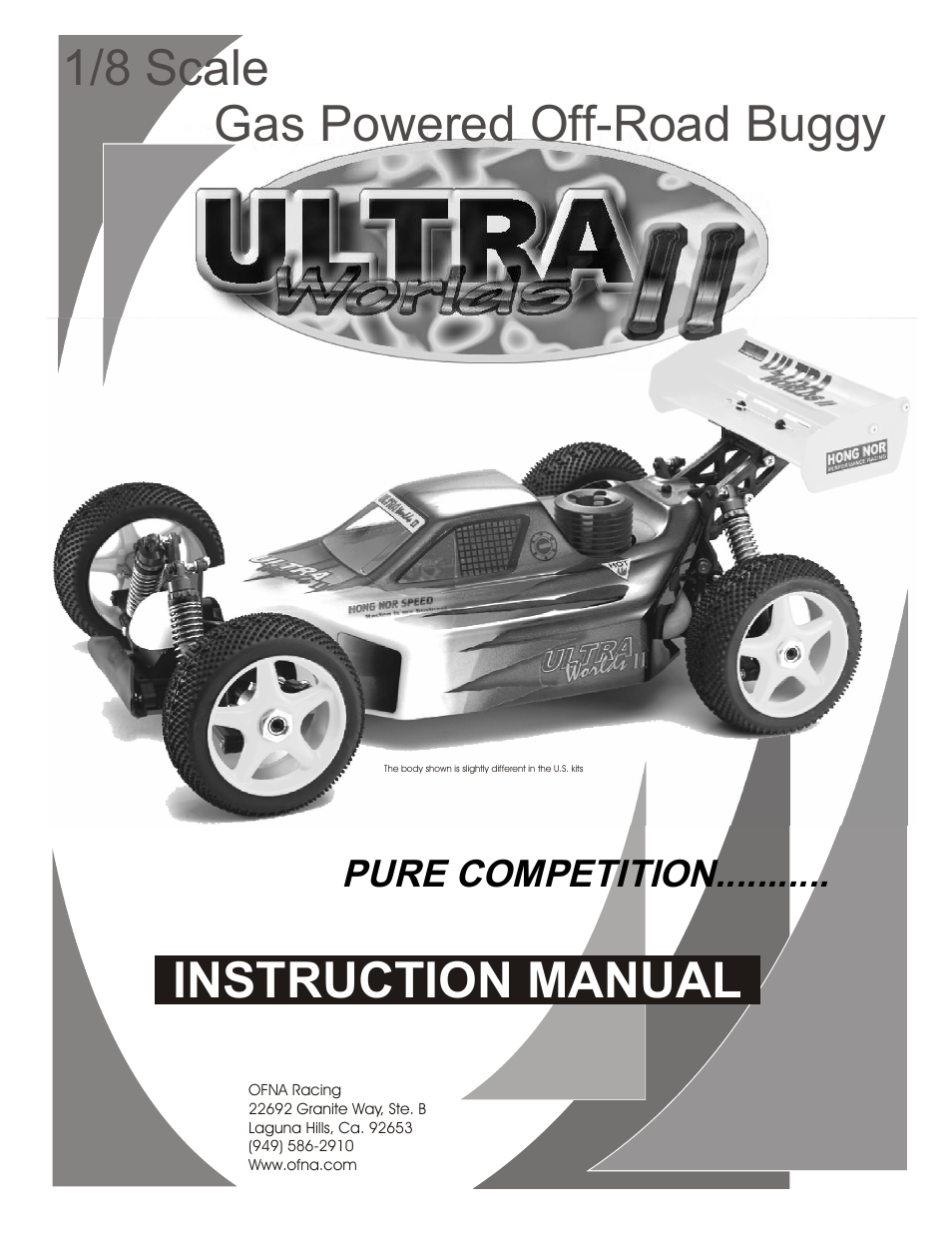 OFNA Racing Worlds II User Manual | 35 pages