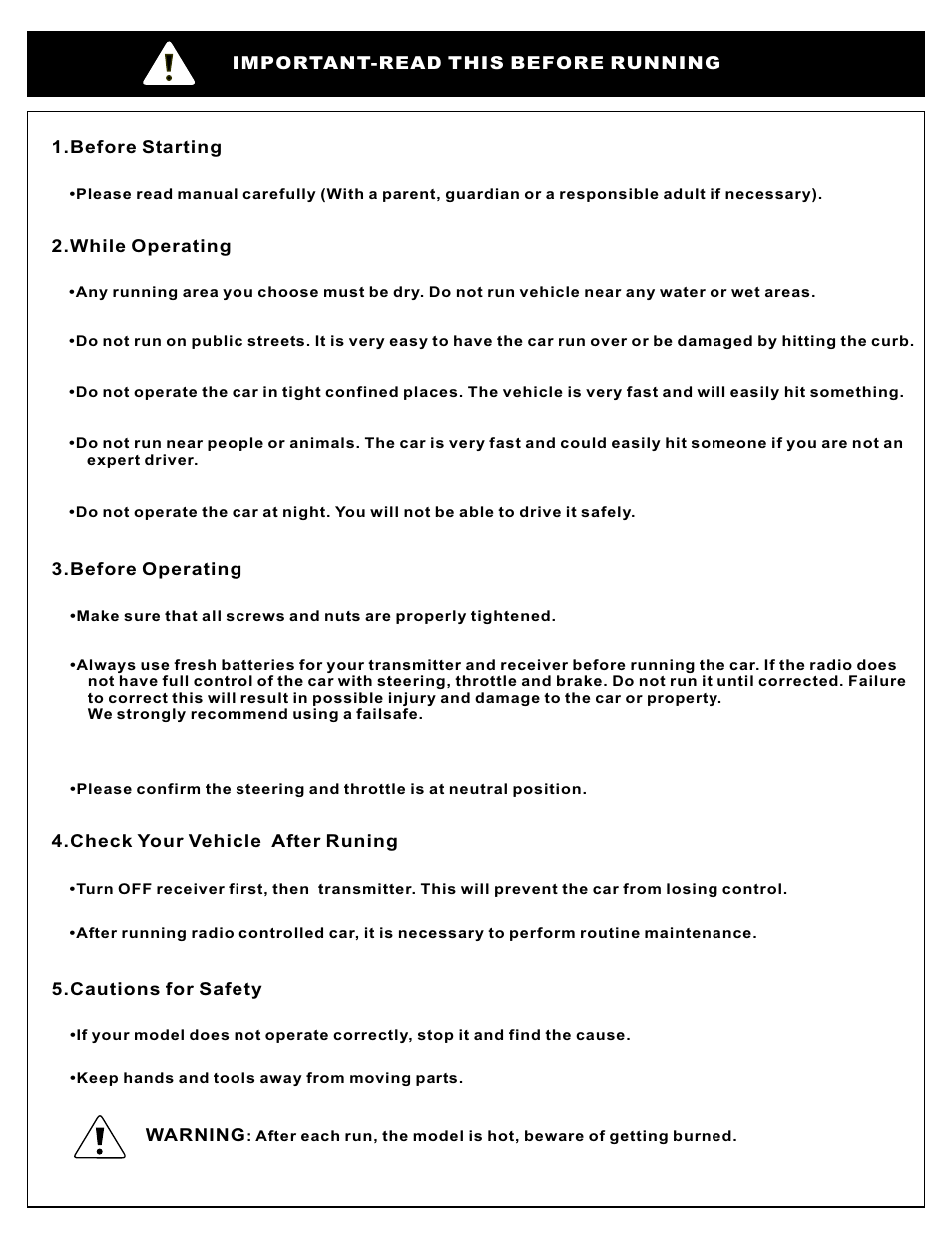 OFNA Racing X3 Sabre User Manual | Page 3 / 54