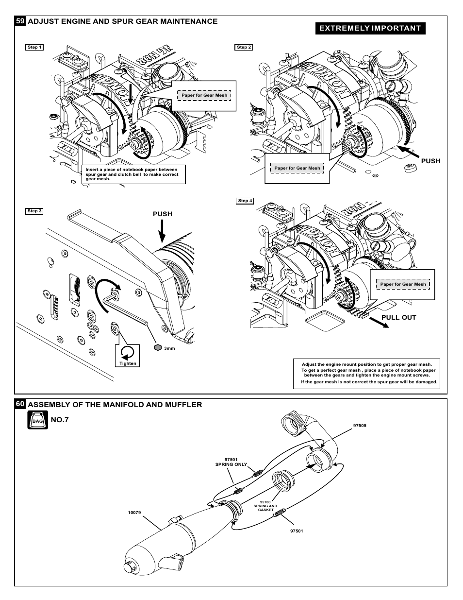 No.7, Push, Pull out | OFNA Racing X3 Sabre User Manual | Page 32 / 54