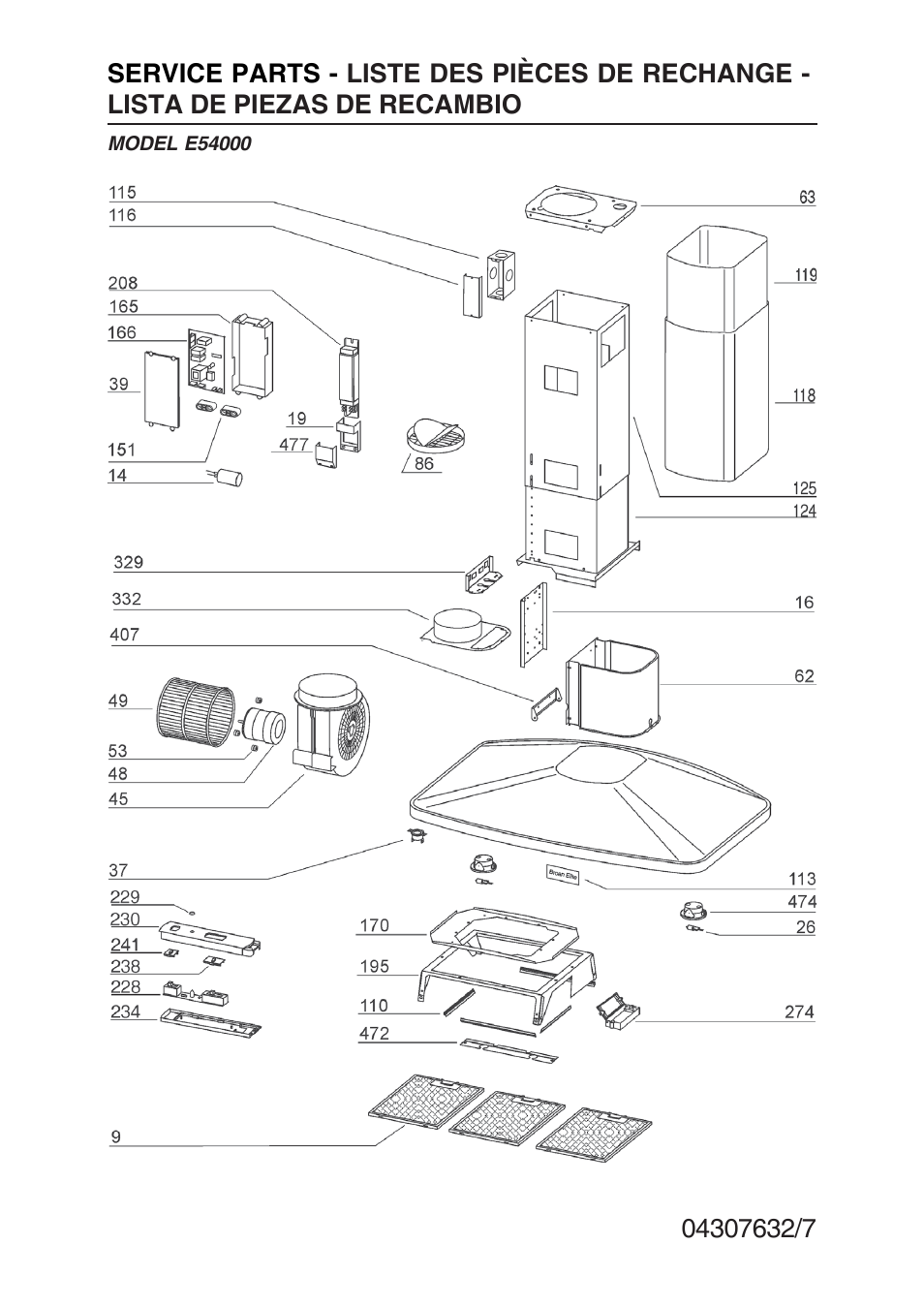 Broan ELITE E54000 User Manual | Page 44 / 44