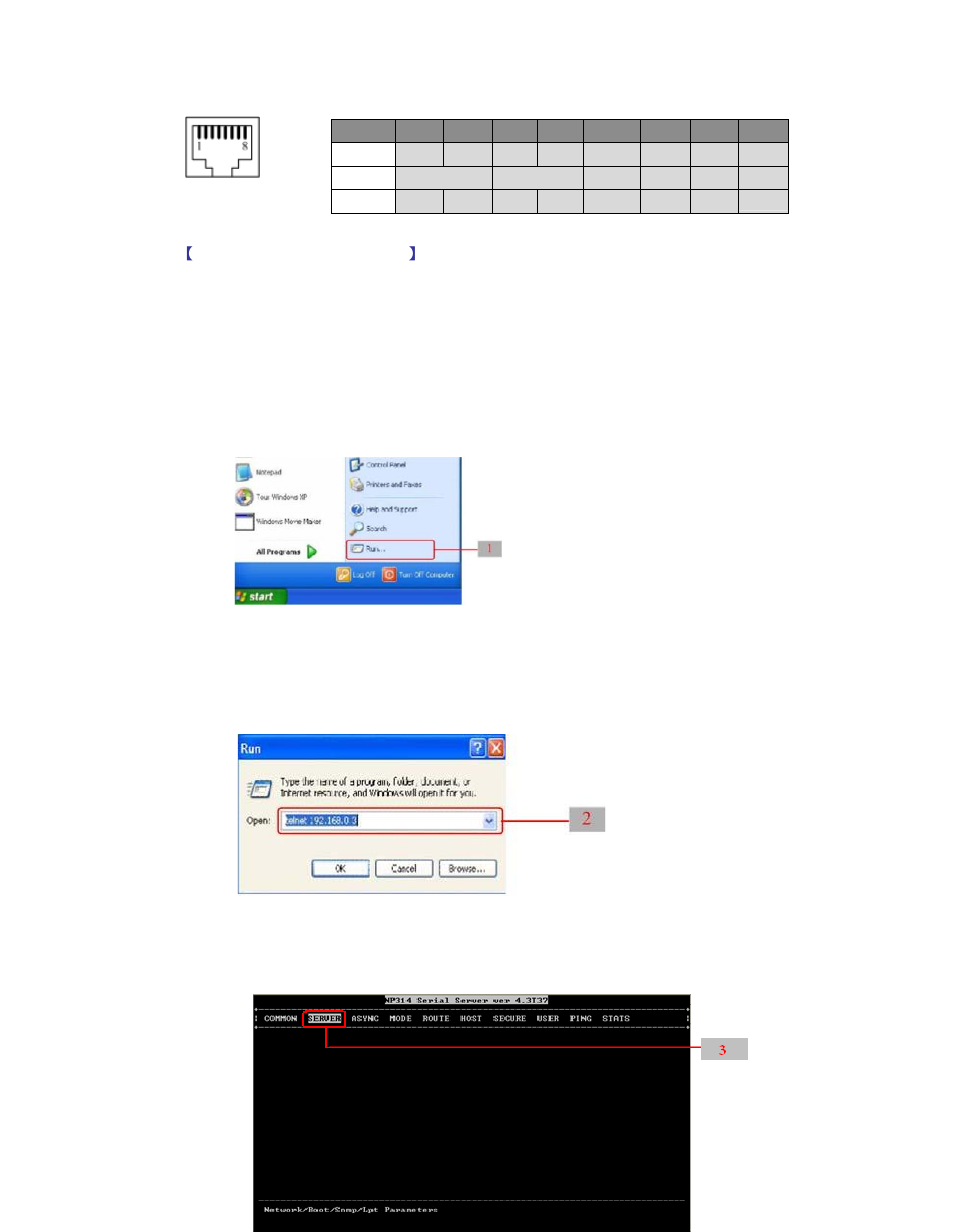 Hexin Technology HXSP-1004B 4-Port RS-485/RS-422 to Ethernet Serial Device Server User Manual | Page 5 / 9