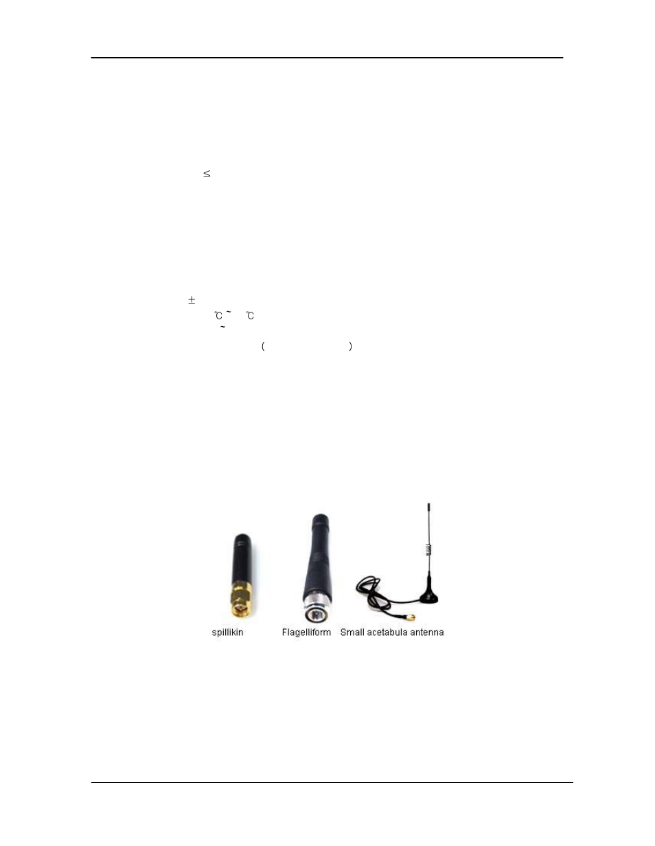 Technical specification of hxjz-864, Optional antenna | Hexin Technology HXJZ-864A 200m-500m Micro Power USB to RF Wireless Module User Manual | Page 5 / 6