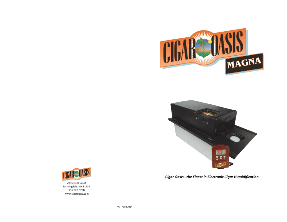 Cigar Oasis MAGNA User Manual | Page 2 / 2