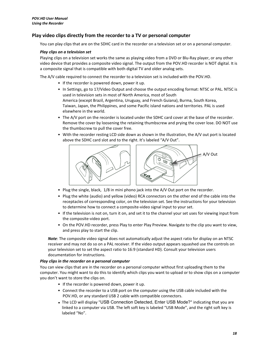 V.I.O. POV.HD User Manual User Manual | Page 21 / 47