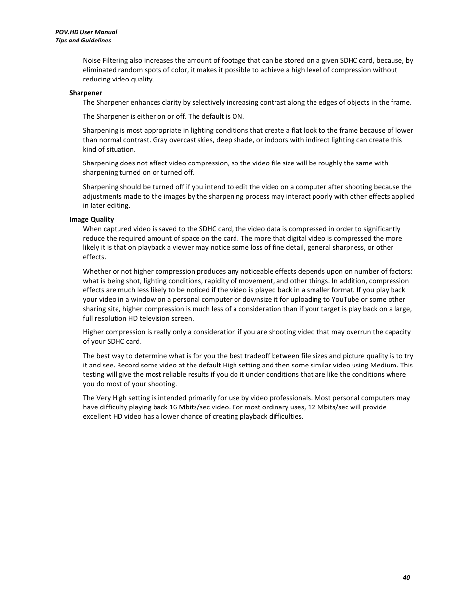 V.I.O. POV.HD User Manual User Manual | Page 43 / 47