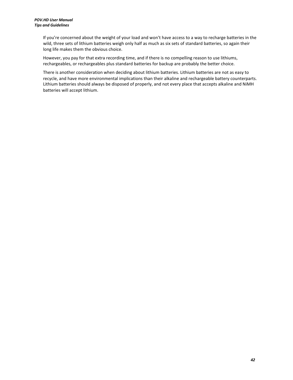 V.I.O. POV.HD User Manual User Manual | Page 45 / 47