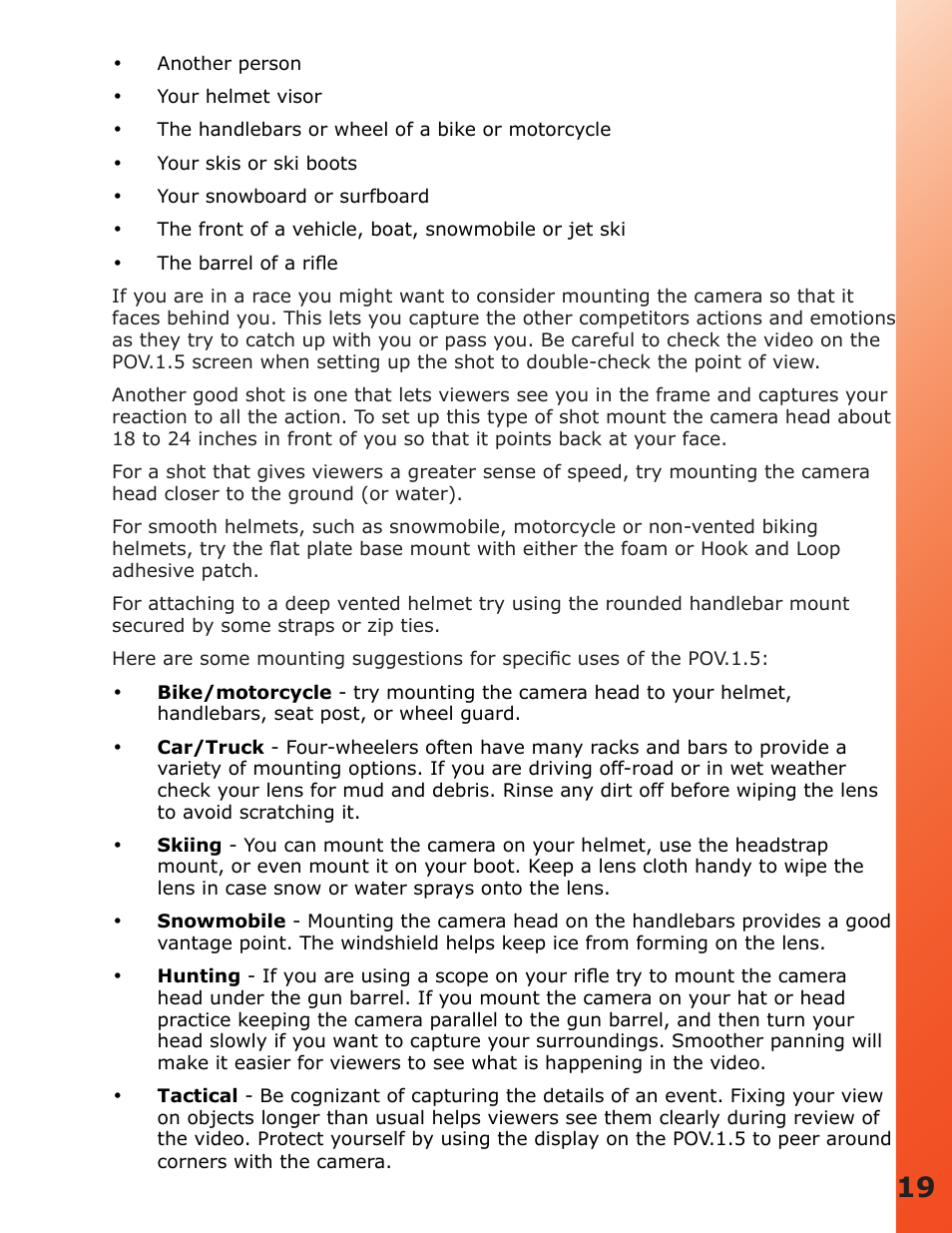 V.I.O. POV.1.5 User Manual | Page 19 / 34