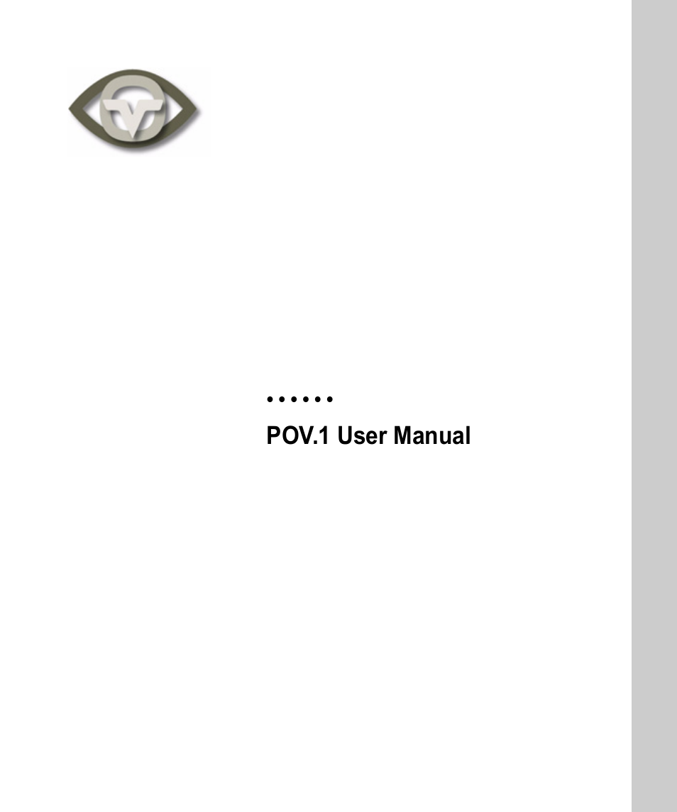 V.I.O. POV.1 User Manual | 74 pages