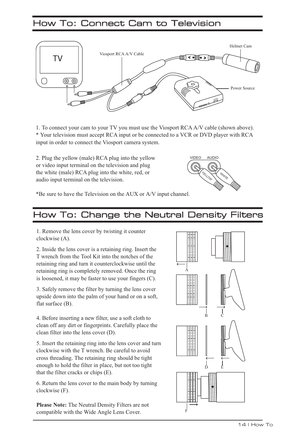 V.I.O. Adventure Cam User Manual | Page 15 / 26