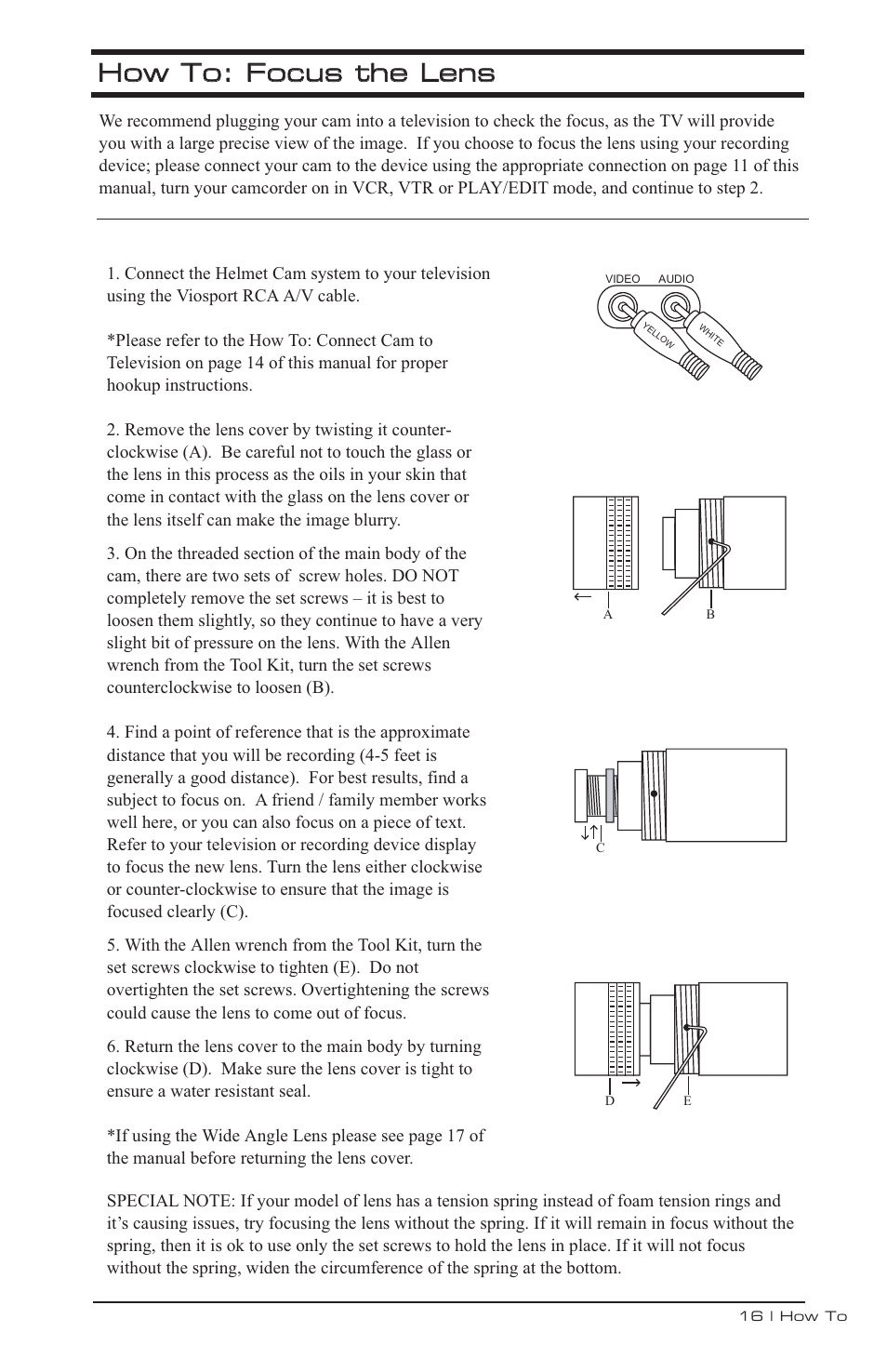 V.I.O. Adventure Cam User Manual | Page 17 / 26