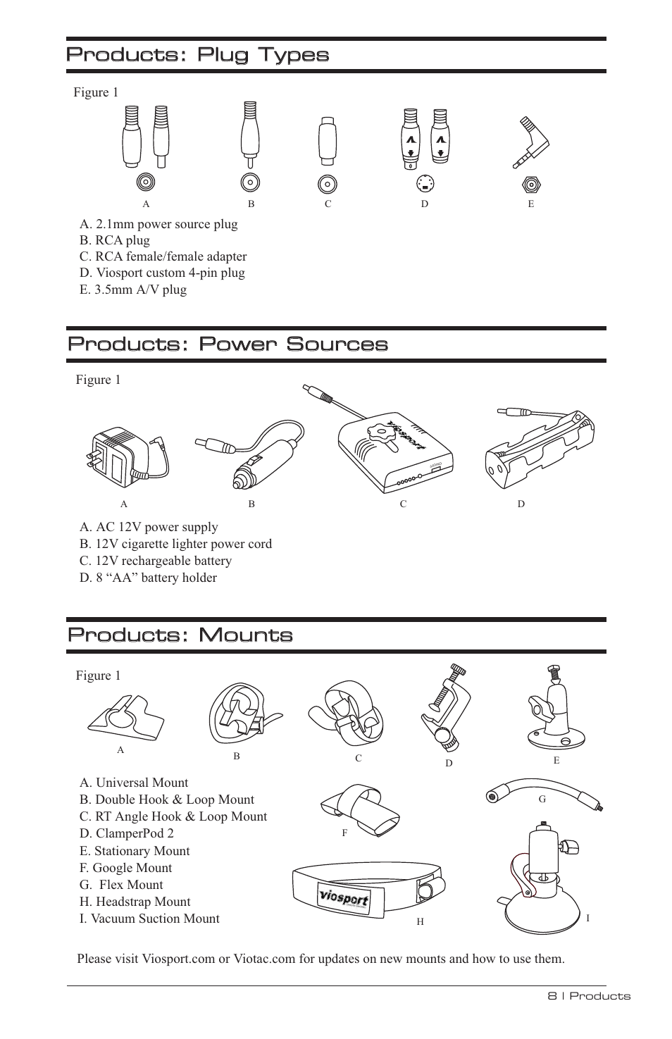 V.I.O. Adventure Cam User Manual | Page 9 / 26