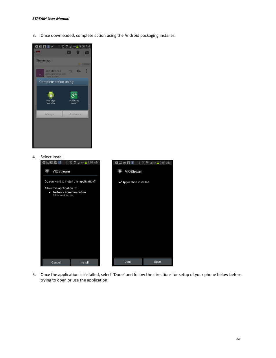 V.I.O. Stream User Manual | Page 28 / 77