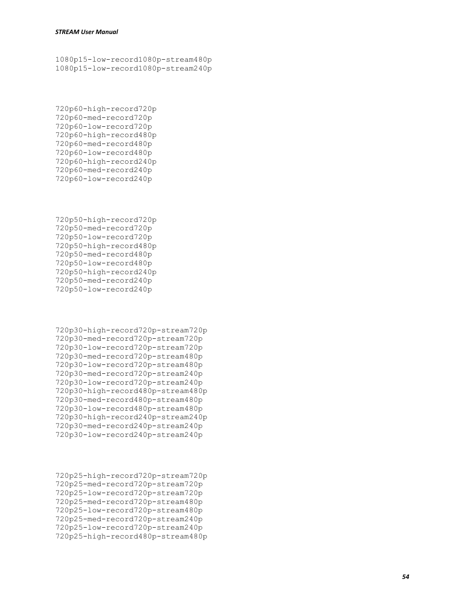 V.I.O. Stream User Manual | Page 54 / 77