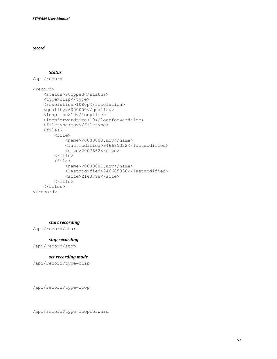 V.I.O. Stream User Manual | Page 57 / 77