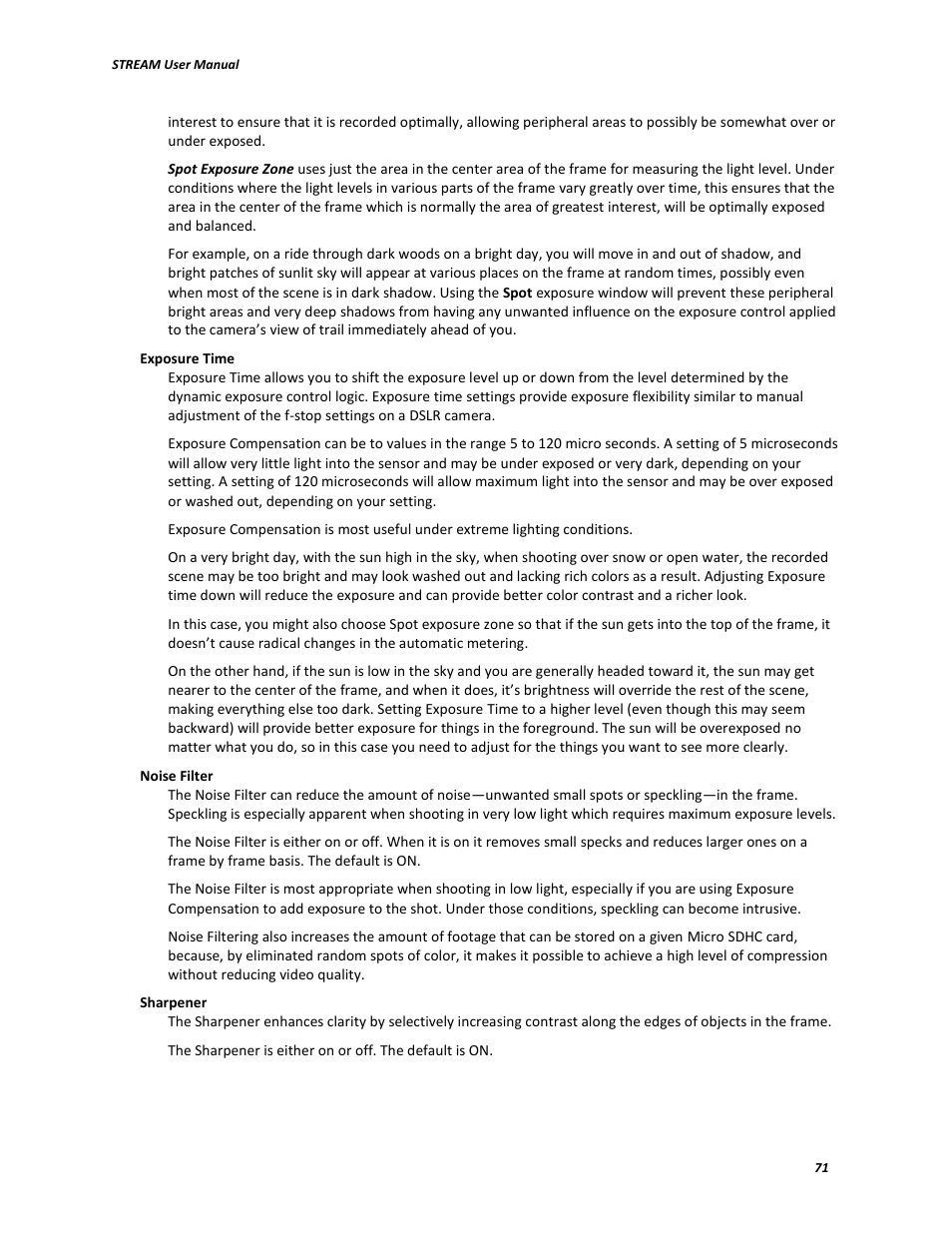 V.I.O. Stream User Manual | Page 71 / 77