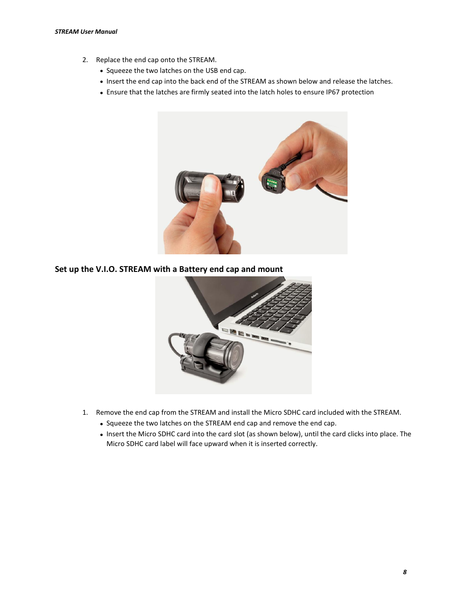 V.I.O. Stream User Manual | Page 8 / 77