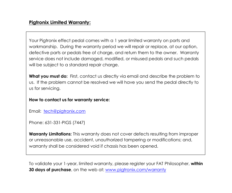 Pigtronix DAngelico User Manual | Page 3 / 3