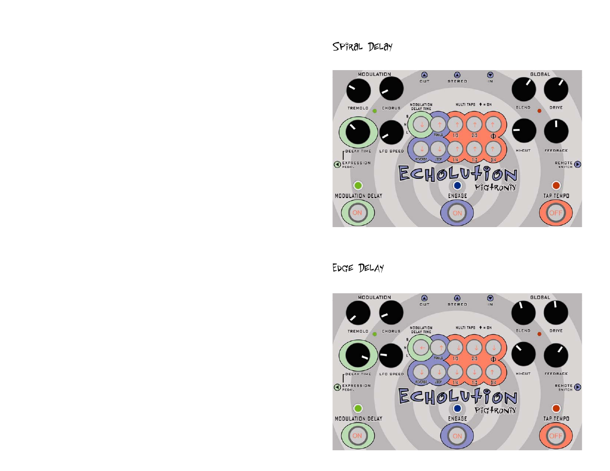 Pigtronix Echolution Chrome User Manual | Page 13 / 20